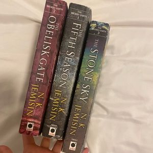 NK JEMISIN The Fifth Season, The Obelisk Gate, and The Stone Sky